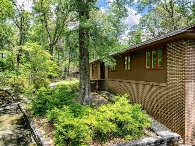 132 Rosecrest, Spartanburg, SC 29303 - view of property exterior featuring brick siding and board and batten siding