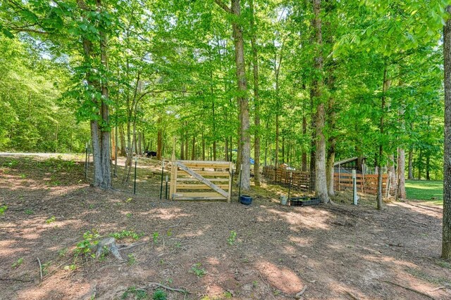 gate with fence