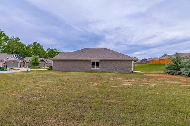 view of home's exterior featuring brick siding