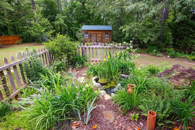 2 Birch Tree, Greer, SC 29651 - view of yard with fence, a shed, and an outbuilding