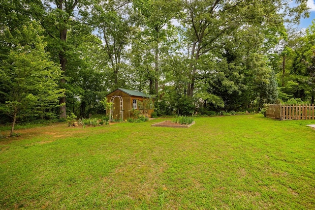 2 Birch Tree, Greer, SC 29651 - view of yard with a storage unit and an outbuilding