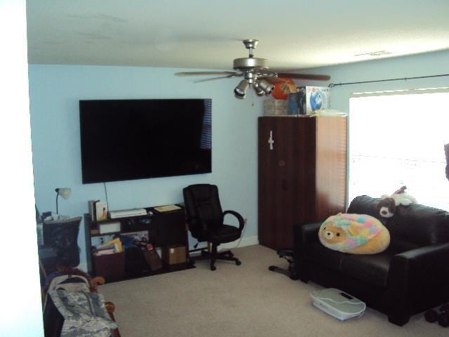 474 Slate, Boiling Springs, SC 29316 - carpeted office featuring a ceiling fan