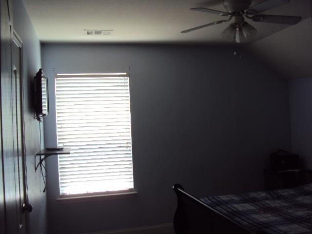 474 Slate, Boiling Springs, SC 29316 - bedroom featuring vaulted ceiling and ceiling fan