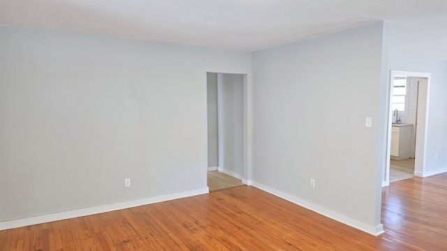 203 N Evans, Union, SC 29379 - spare room featuring light wood-type flooring and baseboards