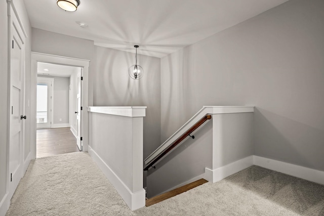 1208 N Pinot, Duncan, SC 20334 - stairway with carpet and baseboards