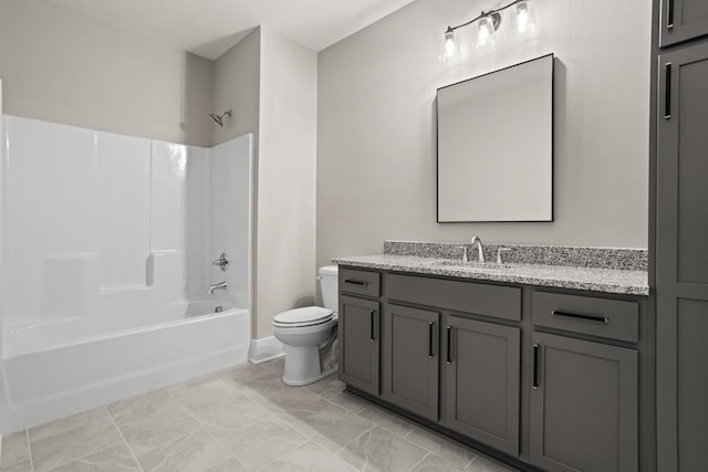 1208 N Pinot, Duncan, SC 20334 - bathroom with toilet, vanity, and shower / tub combination