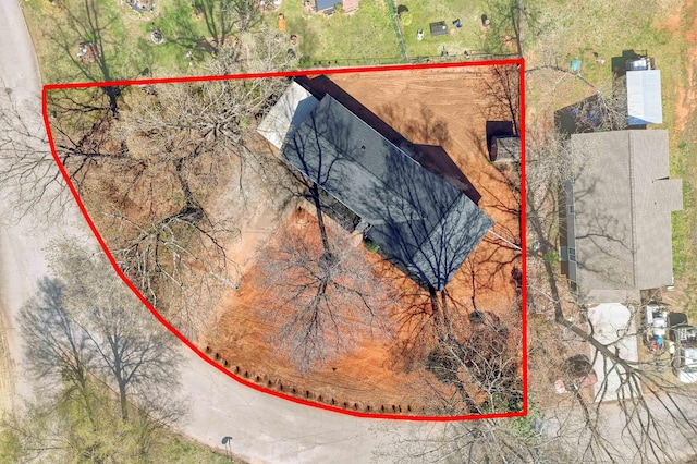 2 Willowood, Spartanburg, SC 29303 - aerial view of property's location featuring property boundaries highlighted