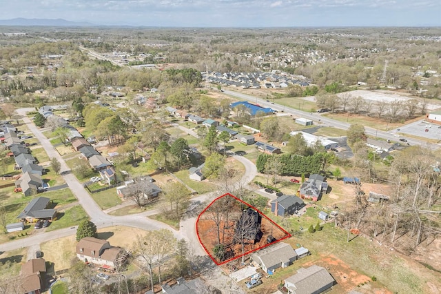 2 Willowood, Spartanburg, SC 29303 - aerial perspective of suburban area featuring property boundaries highlighted