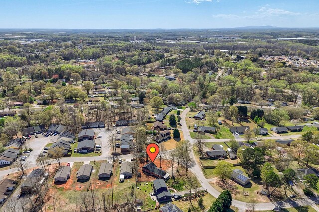 2 Willowood, Spartanburg, SC 29303 - aerial view of property and surrounding area featuring nearby suburban area