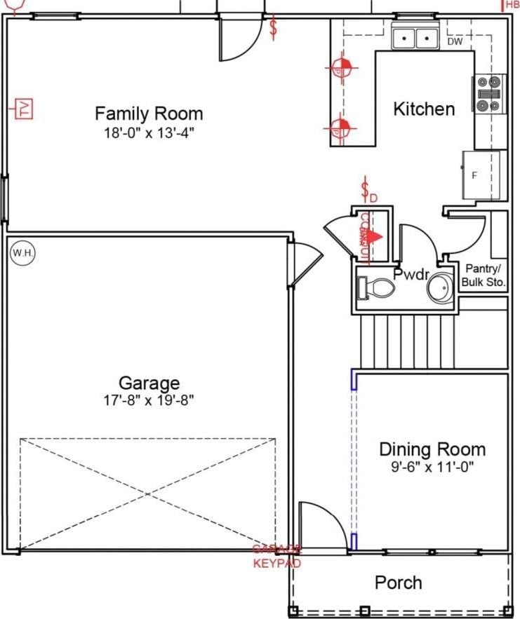 floor plan / room layout
