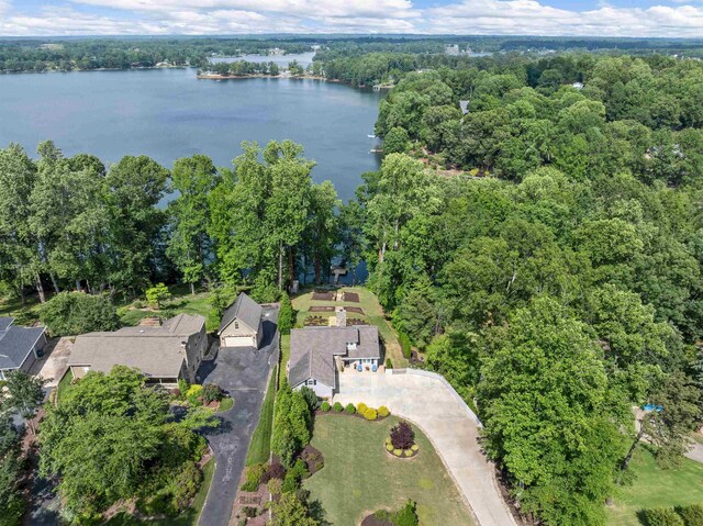 702 Lakewinds, Inman, SC 29349 - drone / aerial view of a nearby body of water and a forest