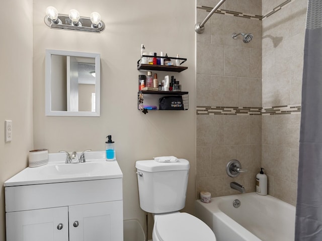 250 E Blackstock, Enoree, SC 29335 - full bathroom with toilet, vanity, and  shower combination
