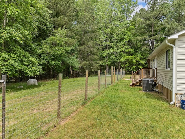 250 E Blackstock, Enoree, SC 29335 - view of yard with central AC unit