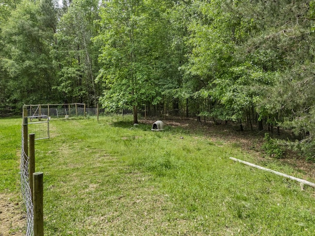 250 E Blackstock, Enoree, SC 29335 - view of yard with fence and a wooded view