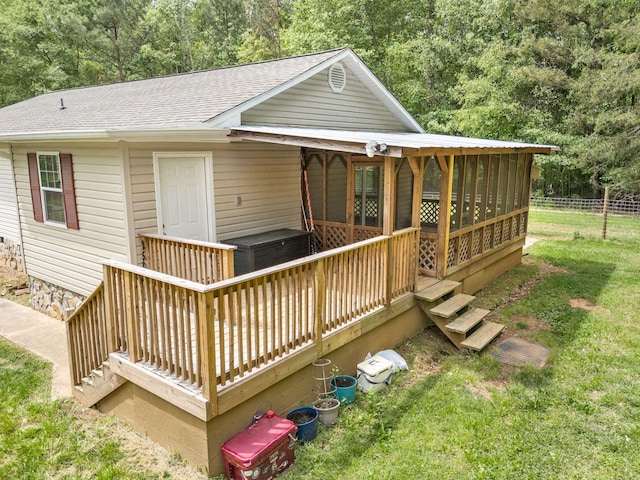 250 E Blackstock, Enoree, SC 29335 - view of wooden deck
