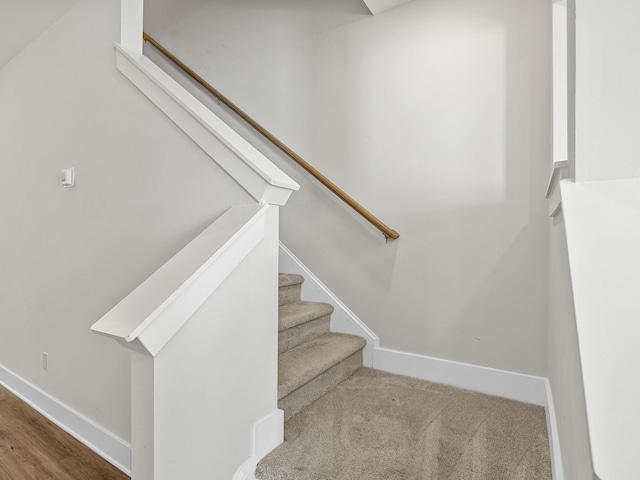 421 Hazelcote, Greenville, SC 29617 - staircase with baseboards