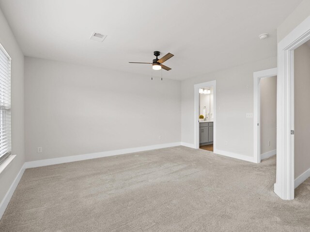 421 Hazelcote, Greenville, SC 29617 - carpeted empty room featuring a ceiling fan, baseboards, healthy amount of natural light, and a smoke detector