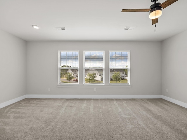 421 Hazelcote, Greenville, SC 29617 - carpeted empty room featuring healthy amount of natural light, baseboards, and a ceiling fan