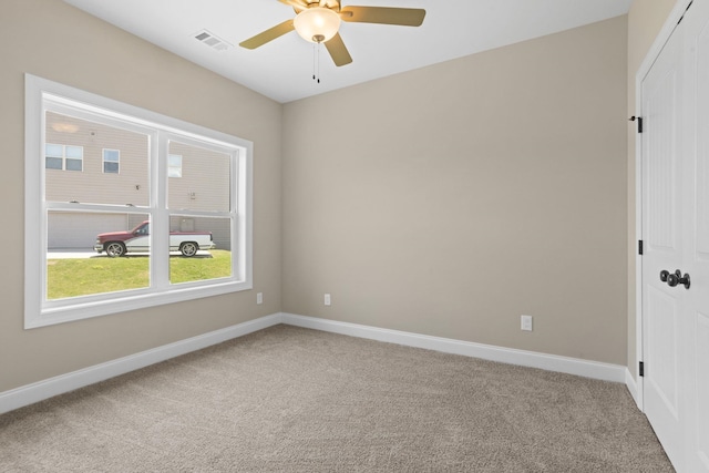 21 Old, American, Pendleton, SC 29670 - carpeted empty room with baseboards and ceiling fan
