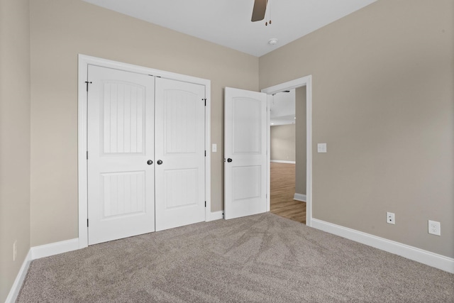 21 Old, American, Pendleton, SC 29670 - unfurnished bedroom featuring carpet floors, a closet, and baseboards