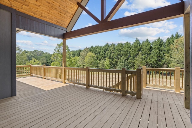 21 Old, American, Pendleton, SC 29670 - wooden deck with a forest view
