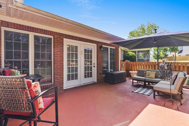 413 Rambling Rose, Moore, SC 29369 - view of patio / terrace with fence and outdoor lounge area