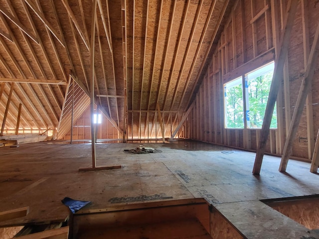 3959 Pennington, Greer, SC 29651 - view of unfinished attic