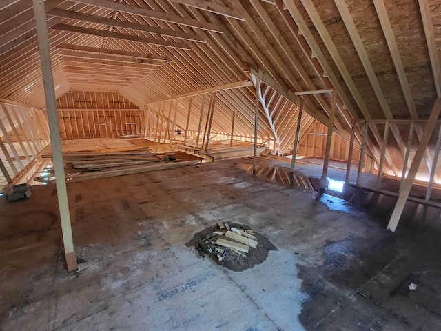 3959 Pennington, Greer, SC 29651 - view of unfinished attic