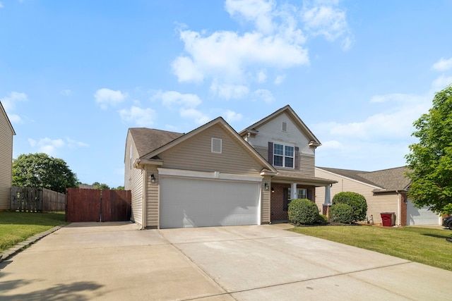 325 Victory, Moore, SC 29369 - traditional-style home with concrete driveway and an attached garage