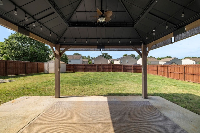 325 Victory, Moore, SC 29369 - view of yard featuring a gazebo, a patio area, and a storage unit