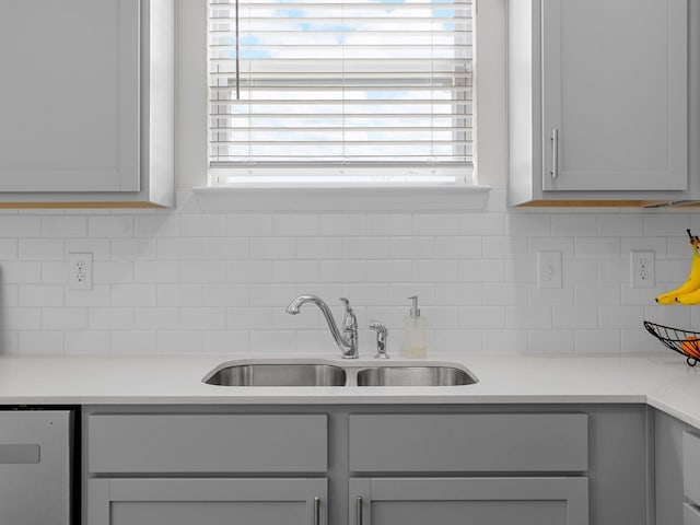 7007 Manse, Boiling Springs, SC 29316 - kitchen with a sink, backsplash, and plenty of natural light