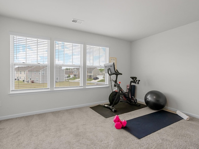 7007 Manse, Boiling Springs, SC 29316 - workout area featuring carpet floors and baseboards