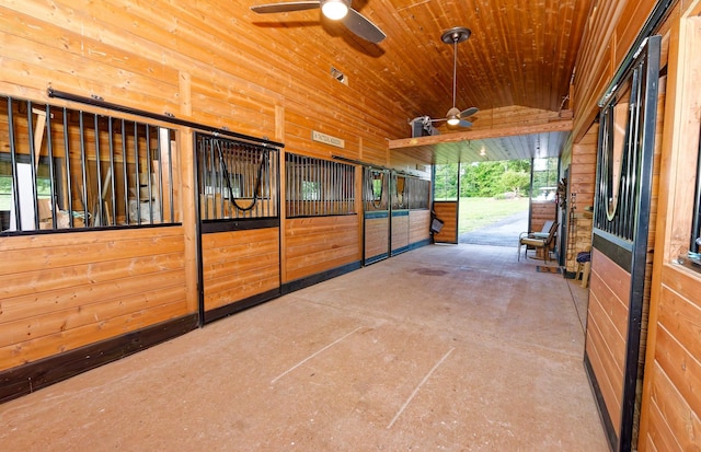 view of stable