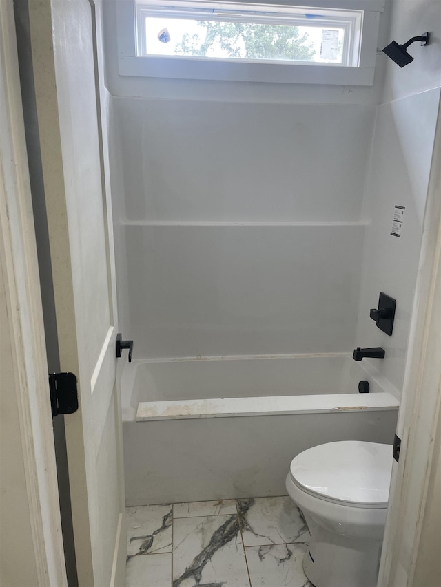 4018 Chesnee Hwy, Chesnee, SC 29323 - full bathroom featuring marble finish flooring and washtub / shower combination
