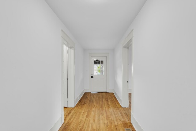 10 Beech, Spartanburg, SC 29303 - doorway to outside featuring light wood-style floors and baseboards