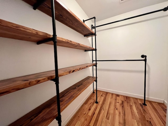 view of storage area