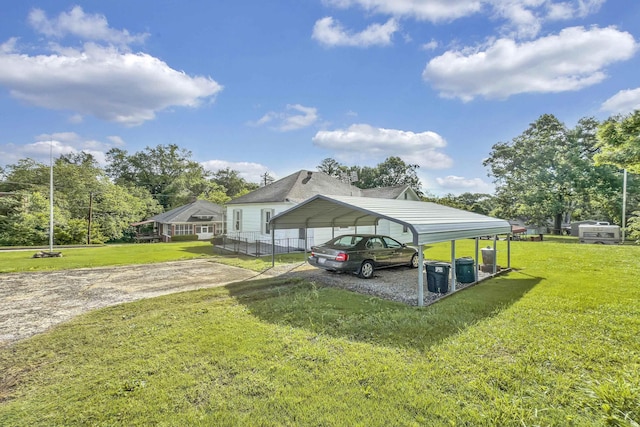 1 Robinsview, Spartanburg, SC 29301 - view of parking featuring a detached carport and driveway