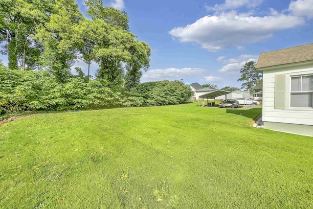 1 Robinsview, Spartanburg, SC 29301 - view of green lawn featuring a detached carport