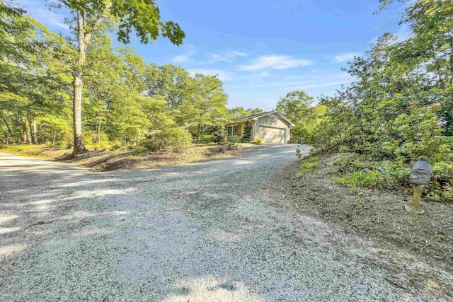 7 Hearthstone, Landrum, SC 29356 - view of front of home with gravel driveway