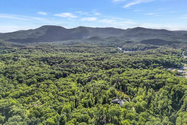 7 Hearthstone, Landrum, SC 29356 - mountain view featuring a heavily wooded area