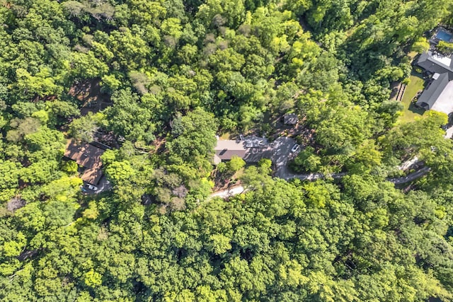 7 Hearthstone, Landrum, SC 29356 - aerial view of property's location with a heavily wooded area