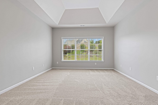 616 W Farrell, Woodruff, SC 29388 - spare room with a raised ceiling, light carpet, and baseboards