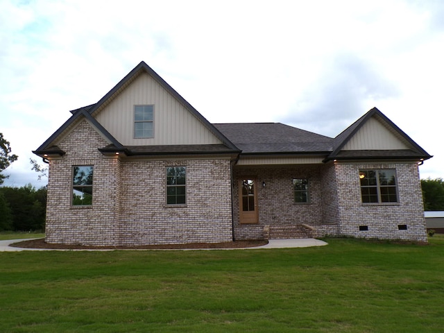 291 Robbins, Chesnee, SC 29323 - rear view of property with a yard, brick siding, crawl space, and board and batten siding