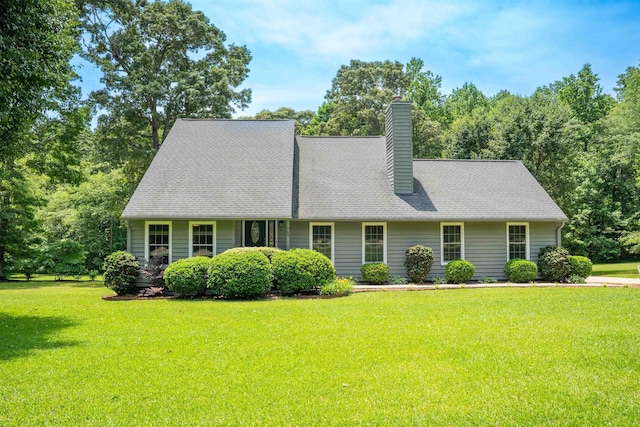 763 Grassy Pond, Gaffney, SC 29341 - view of front facade featuring a front yard and a chimney