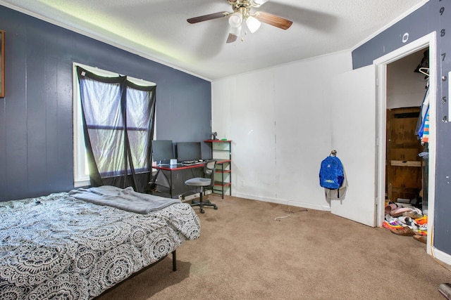 1050 W Blackstock, Spartanburg, SC 29301 - carpeted bedroom with ceiling fan and a desk