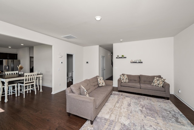 912 Brynderwen, Lyman, SC 29365 - living area with wood finished floors, baseboards, and recessed lighting