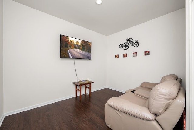 912 Brynderwen, Lyman, SC 29365 - living area featuring dark wood-type flooring and baseboards