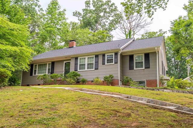 236 S Park, Spartanburg, SC 29302 - ranch-style home featuring a chimney, a front yard, and crawl space