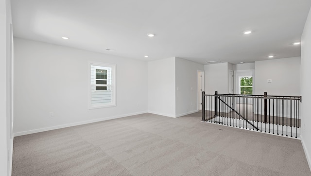 315 Fiery, Mauldin, SC 29607 - empty room featuring carpet, healthy amount of natural light, baseboards, and recessed lighting