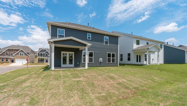 315 Fiery, Mauldin, SC 29607 - rear view of property featuring a yard and french doors
